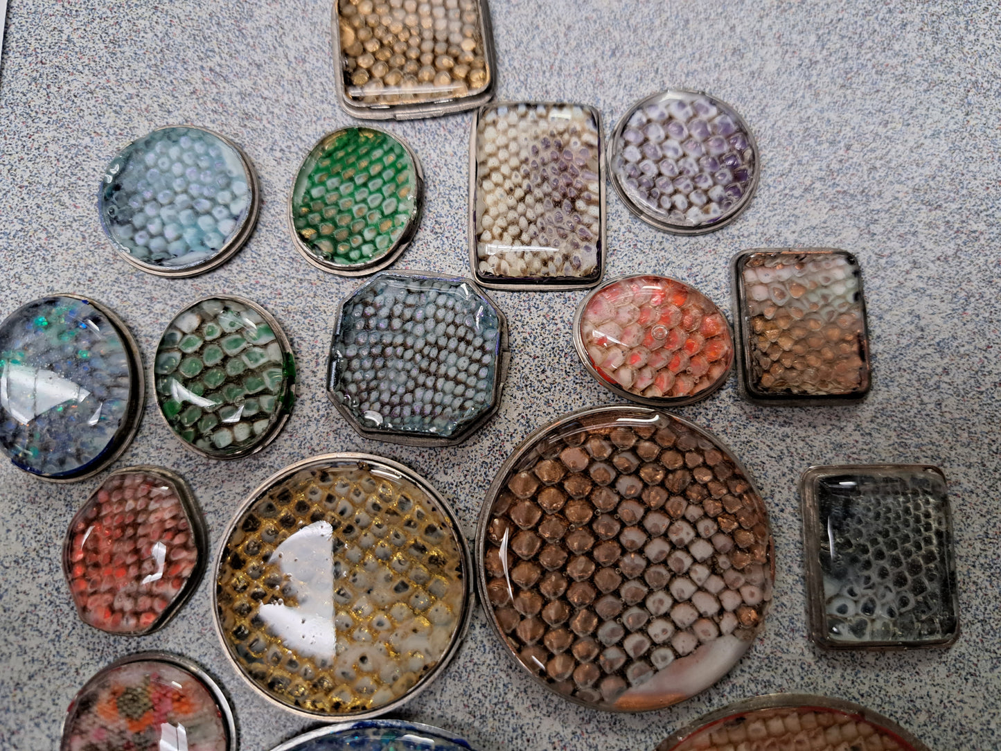 Dragon scale necklaces